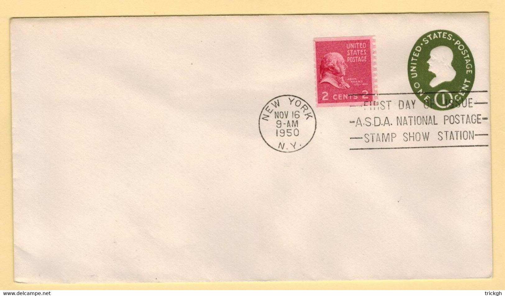 U532 New York 1950 / FDI ASDA Stamp Show - 1941-60