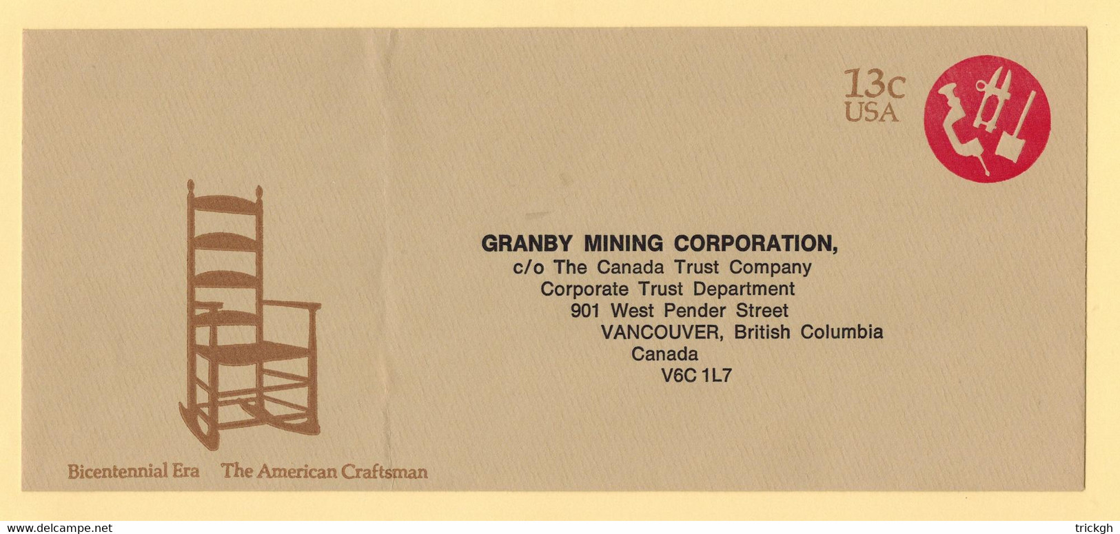 U575 The American Craftsman / Granby Mining Vancouver Canada - 1961-80