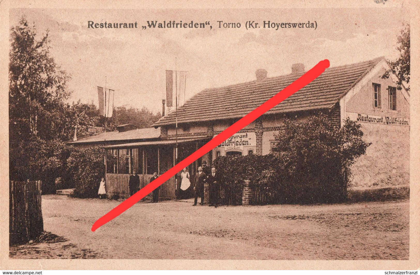 AK Torno Gasthof Restaurant Waldfrieden A Leippe Waldesruh Lauta Schwarzkollm Laubusch Hosena Bernsdorf Hoyerswerda - Lauta