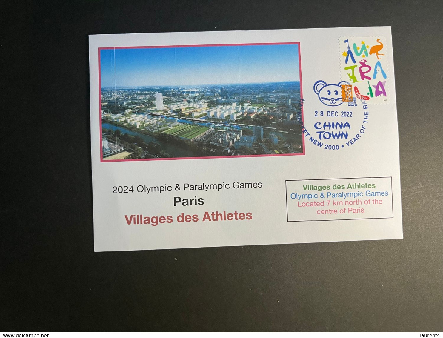 (2 N 13) 2024 France - Paris Olympic Games (28-12-2022) Olympic & Paralympic - Village Des Athletes (7 Km North Of Paris - Zomer 2024: Parijs