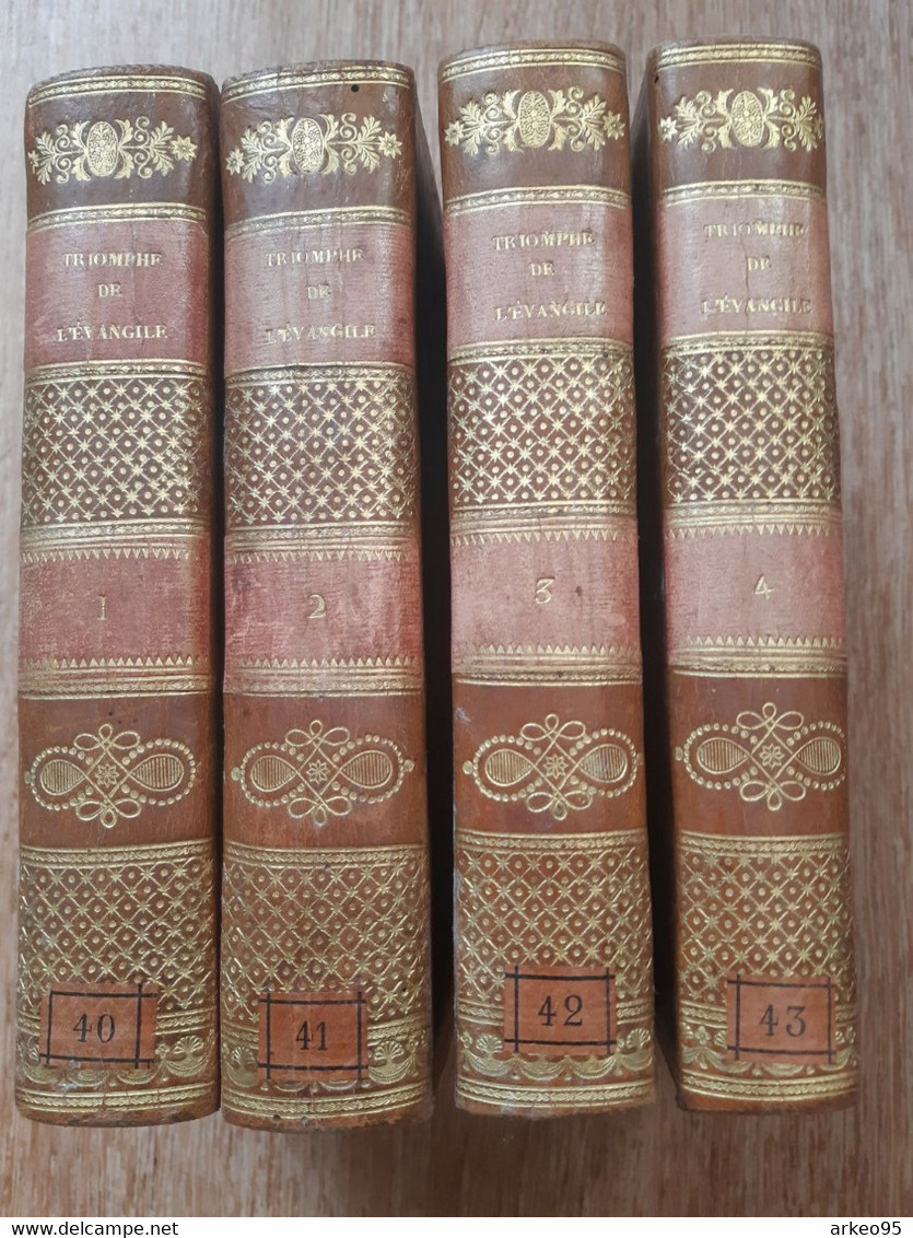 Triomphe De L'Evangile, 4 Volumes, 1805 - 1801-1900