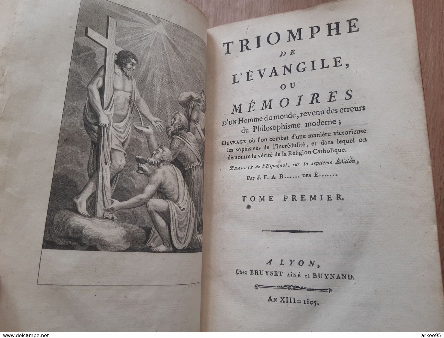 Triomphe De L'Evangile, 4 Volumes, 1805 - 1801-1900