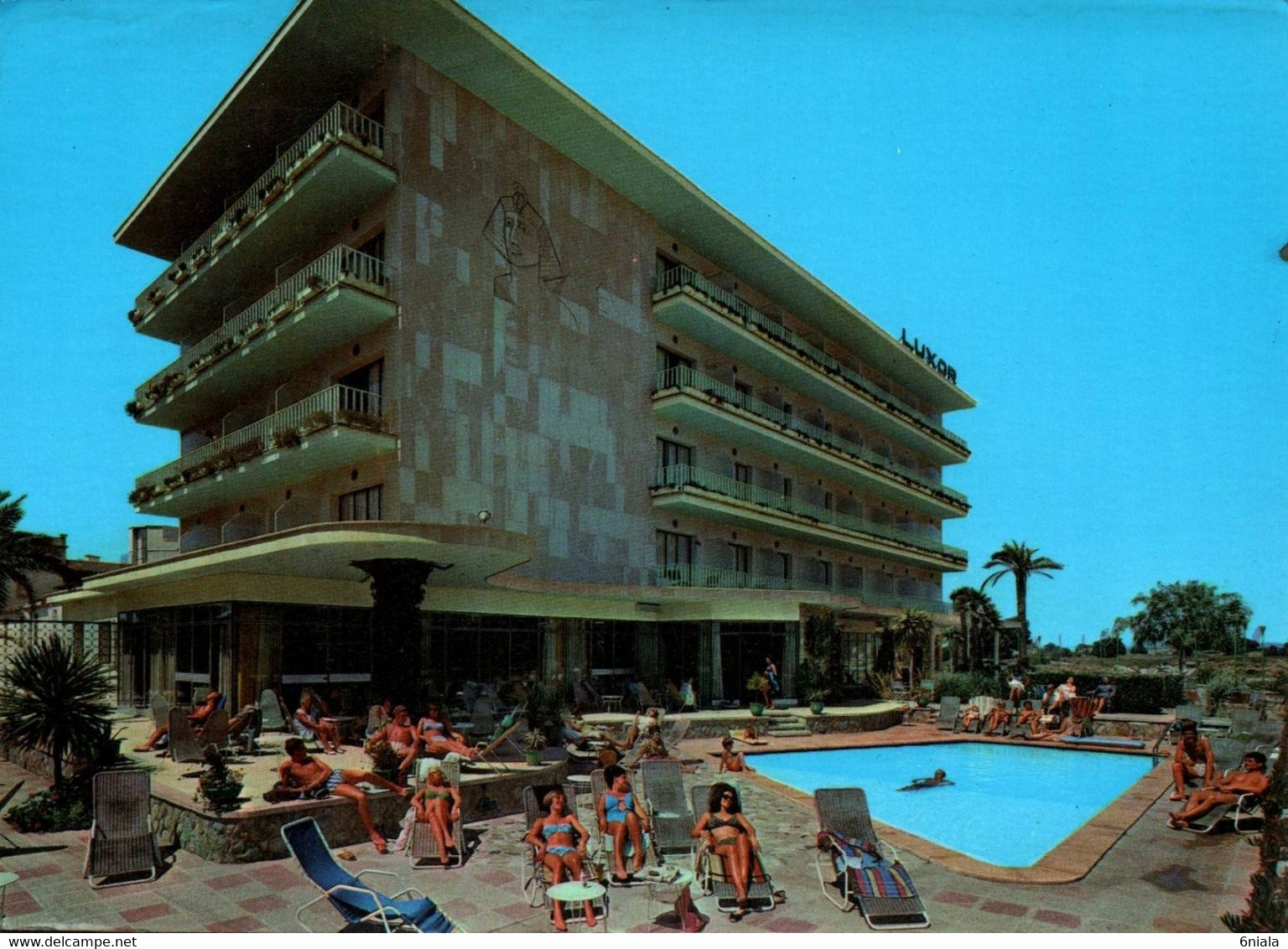 16111    HÔTEL  LUXOR AVENIDA SON RIGO 23  PLAYA DE PALMA MALLORCA     Espagne  ( Recto Verso) - Hotels & Gaststätten