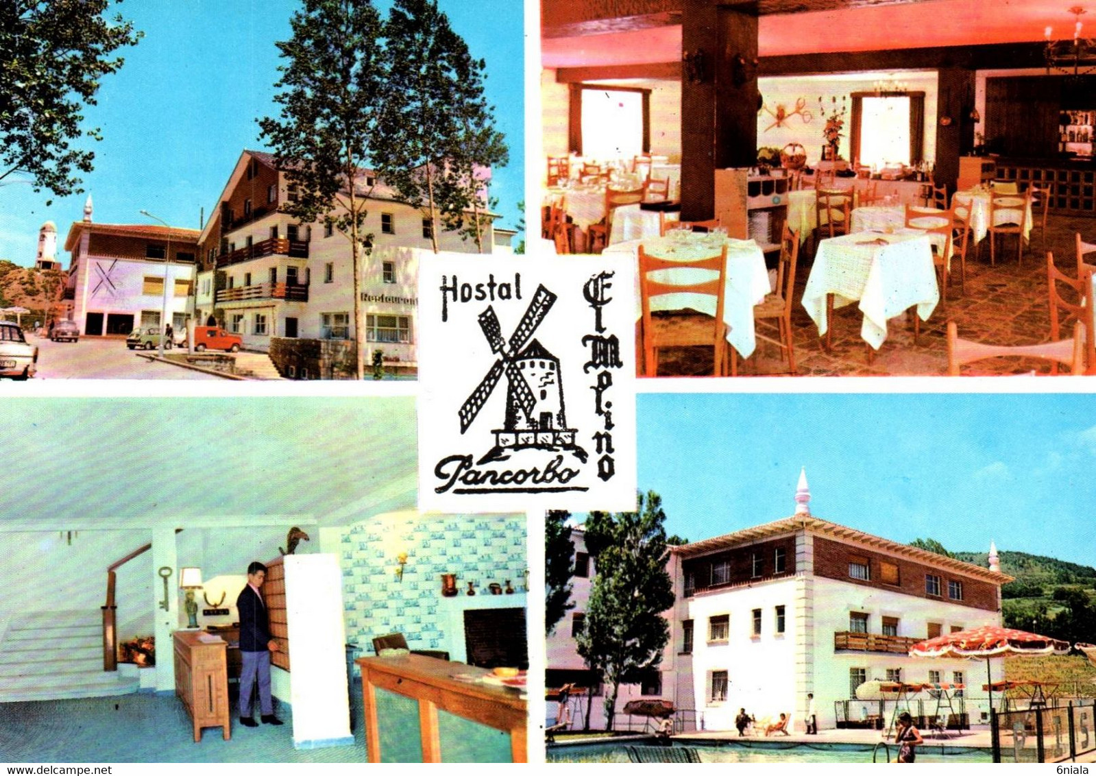 16124   HÔTEL HOSTAL EL MOLINO  PANCORBO  BURGOS      Espagne  ( Recto Verso) - Alberghi & Ristoranti