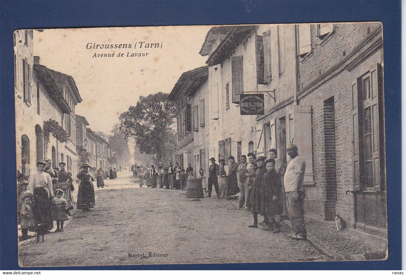 CPA [81] Tarn > Giroussens Avenue De Lavaur - Other & Unclassified