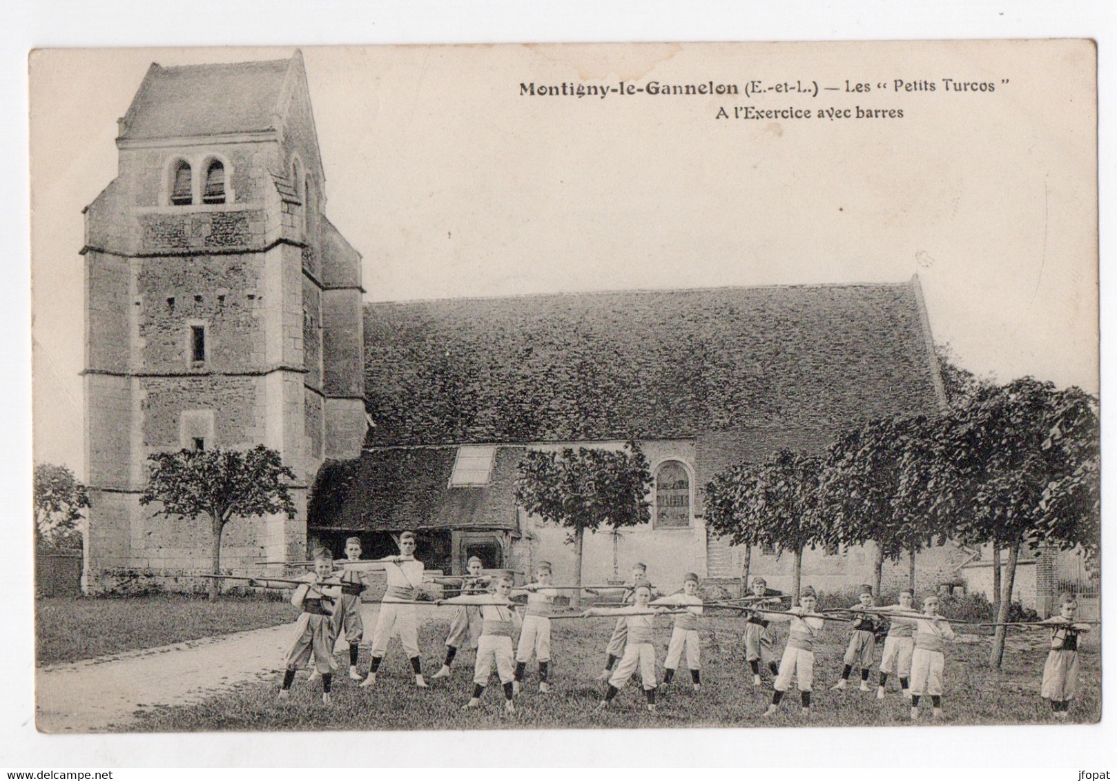 28 EURE ET LOIR - MONTIGNY LE GANNELON Les "Petits Turcos" - Montigny-le-Gannelon