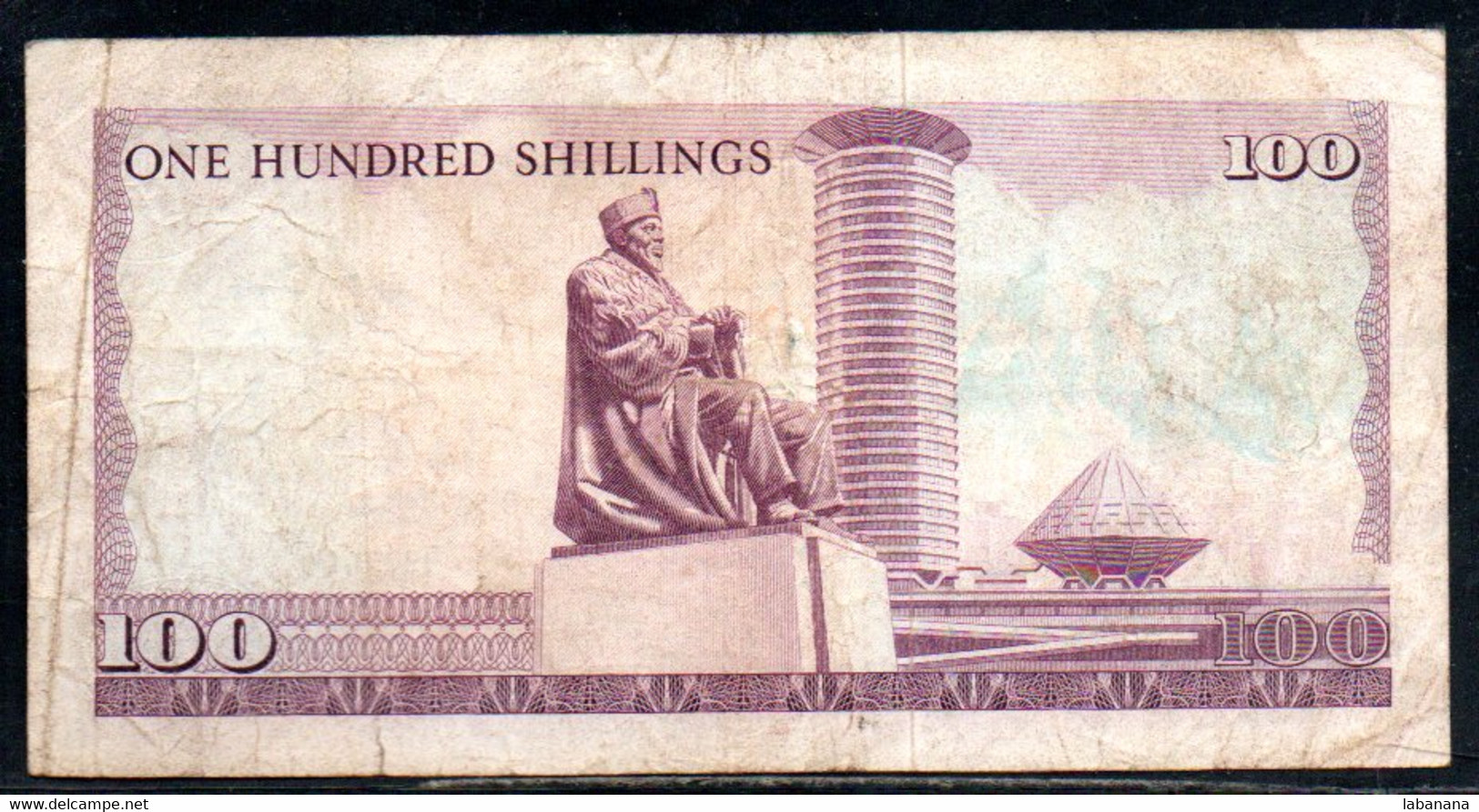 659-Kenya 100 Shillings 1976 B53 - Kenia