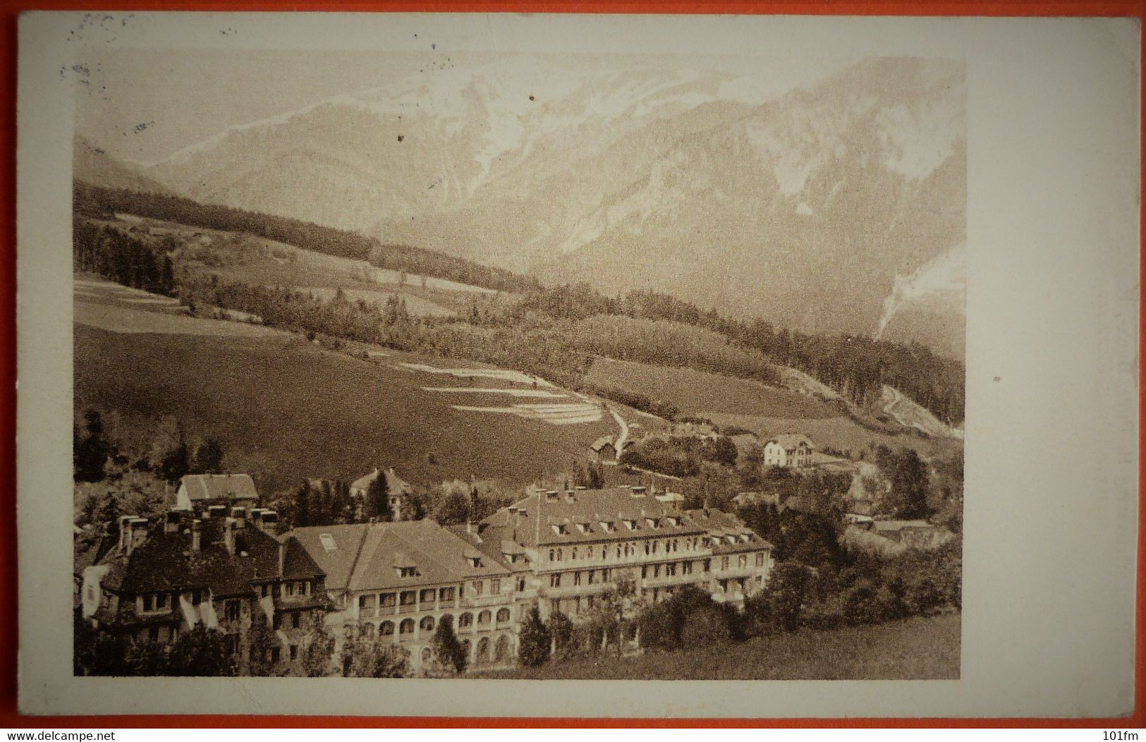 AUSTRIA- NEUNKIRCHEN, KURANSTALT EDLACH MIT SCHNEEBERG - Neunkirchen