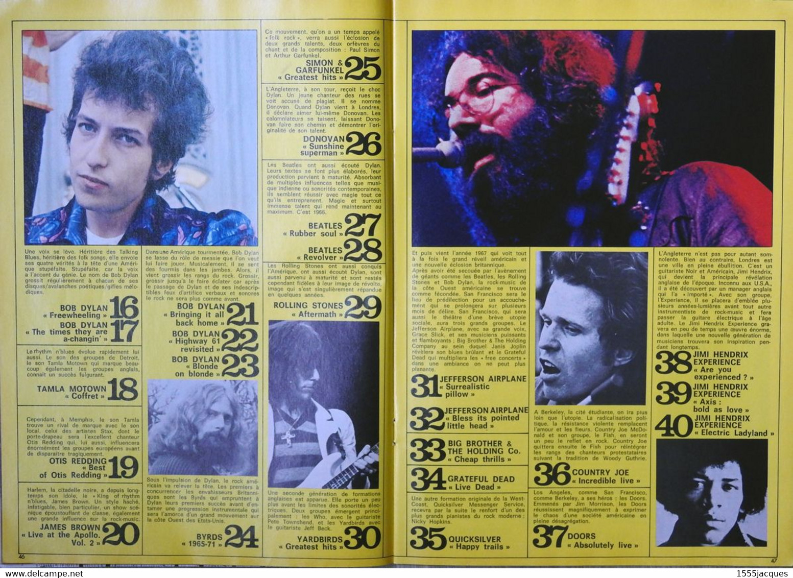 MAGAZINE BEST N° 54 01-1973 SANTANA  DICK RIVERS PINK FLOYD TINA TURNER ROLLING STONES MICK JAGGER ALICE COOPER BEATLES