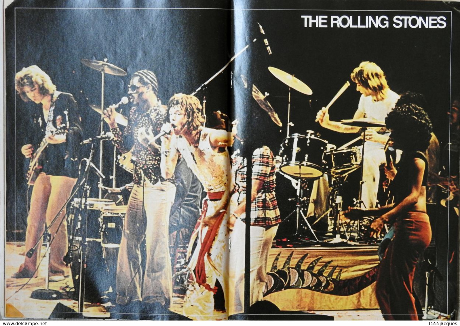 MAGAZINE BEST N° 54 01-1973 SANTANA  DICK RIVERS PINK FLOYD TINA TURNER ROLLING STONES MICK JAGGER ALICE COOPER BEATLES