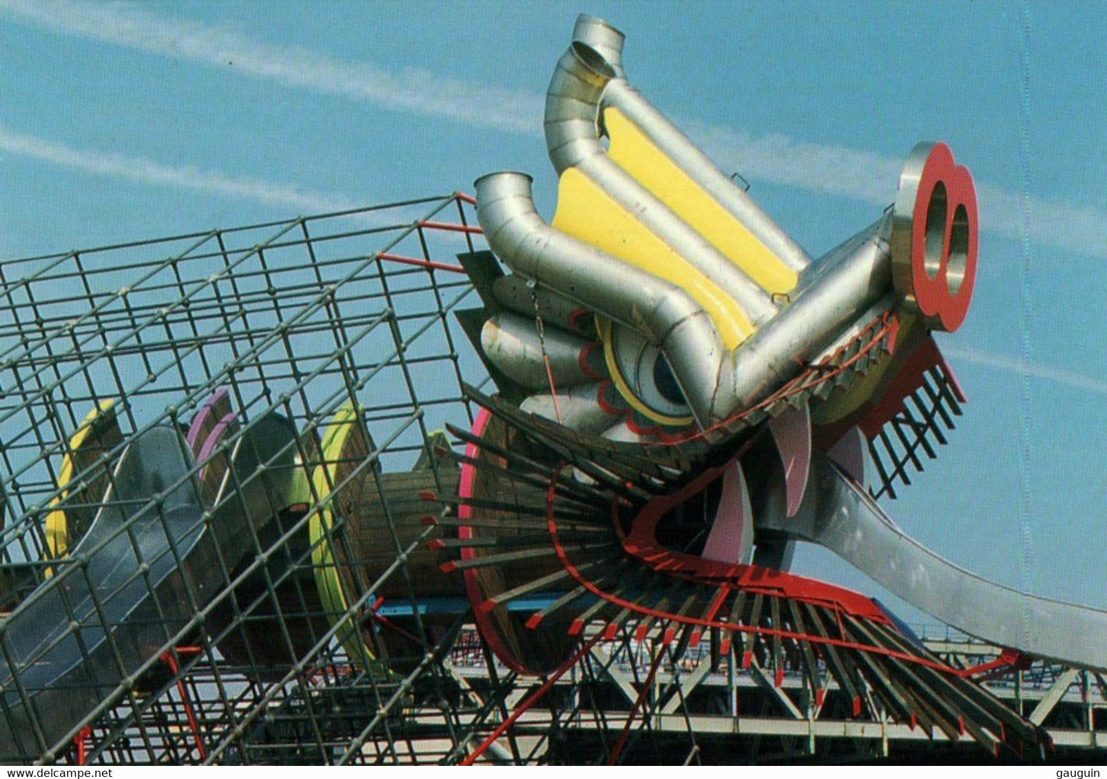 CPM - François GHYS - "Le Dragon" Toboggan Géant - Parc De La Villette PARIS .... - Sculptures