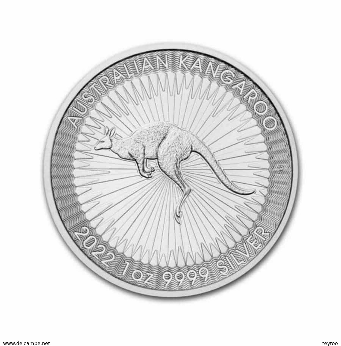 C2044# Australia 2022. 1$ Plata. Canguro (BU) - Silver Bullions