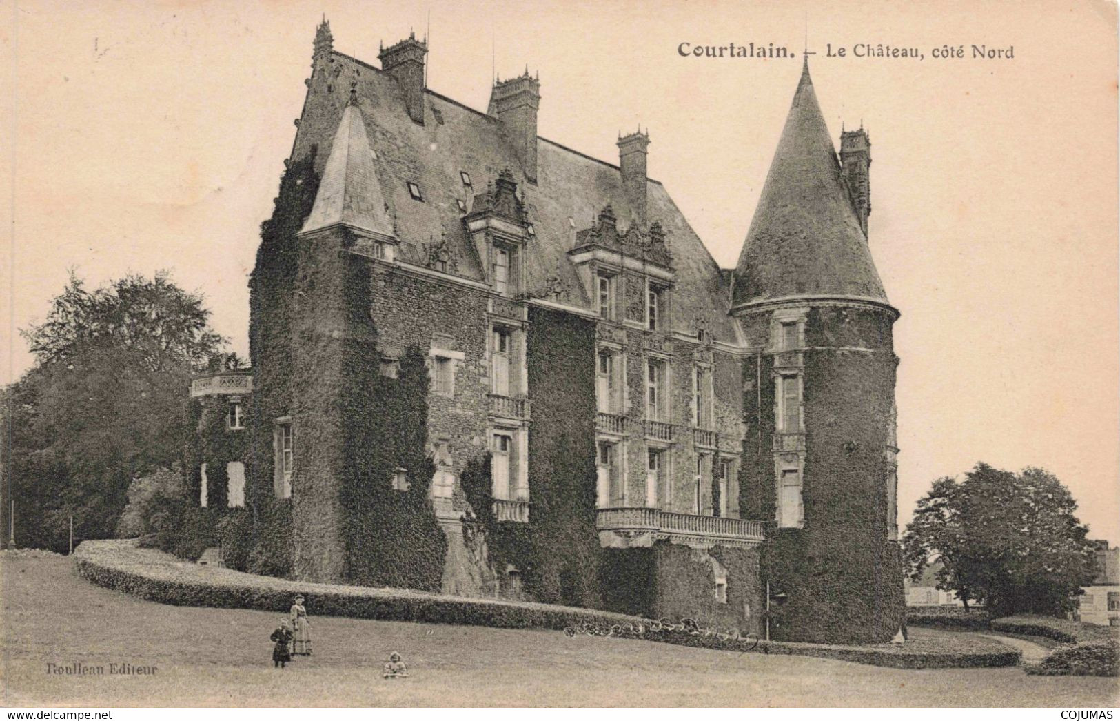28 - COURTALAIN - S06028 - Le Château - Côté Nord - L1 - Courtalain