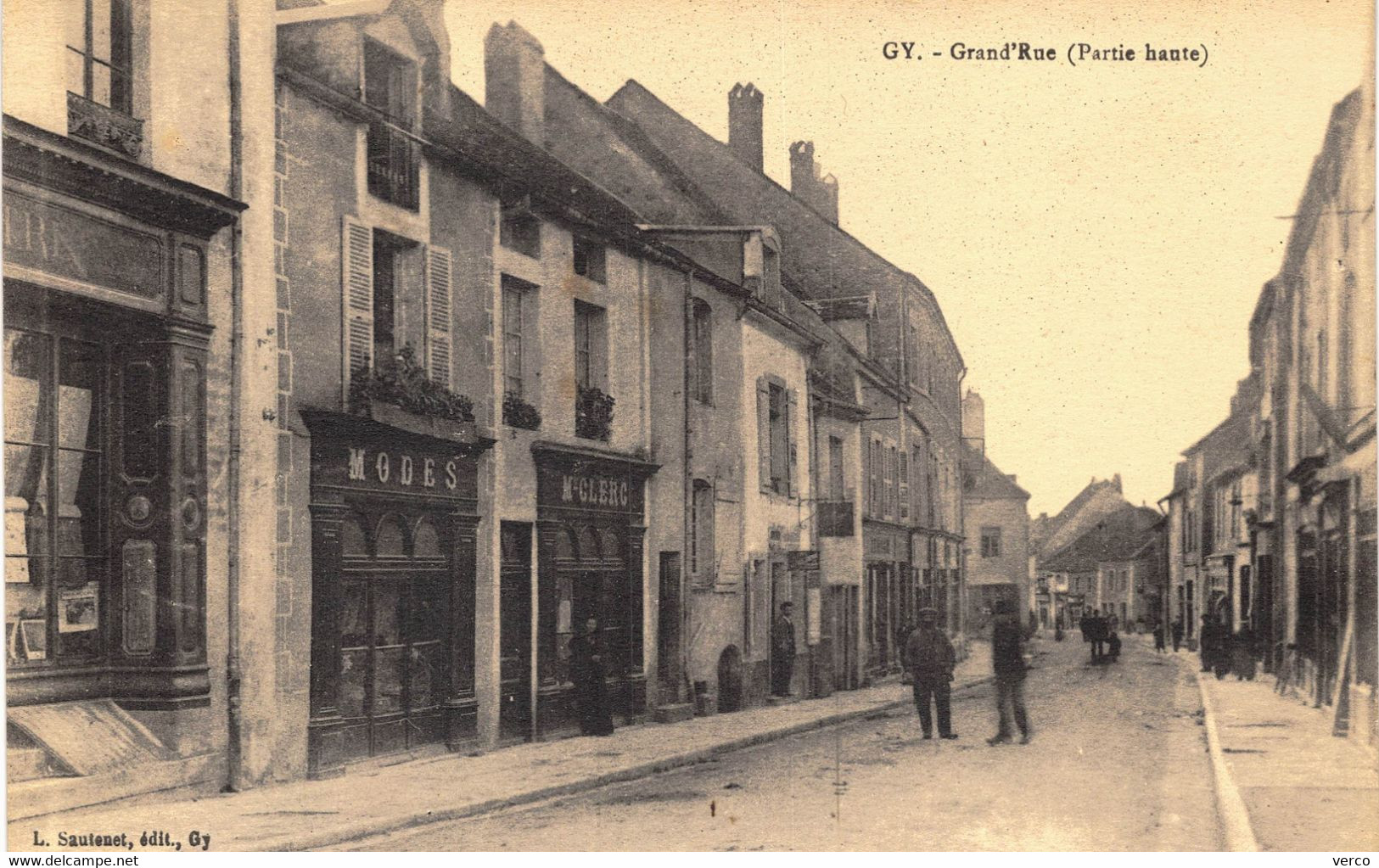 CARTE POSTALE  Ancienne De GY -  Gde Rue - Gy