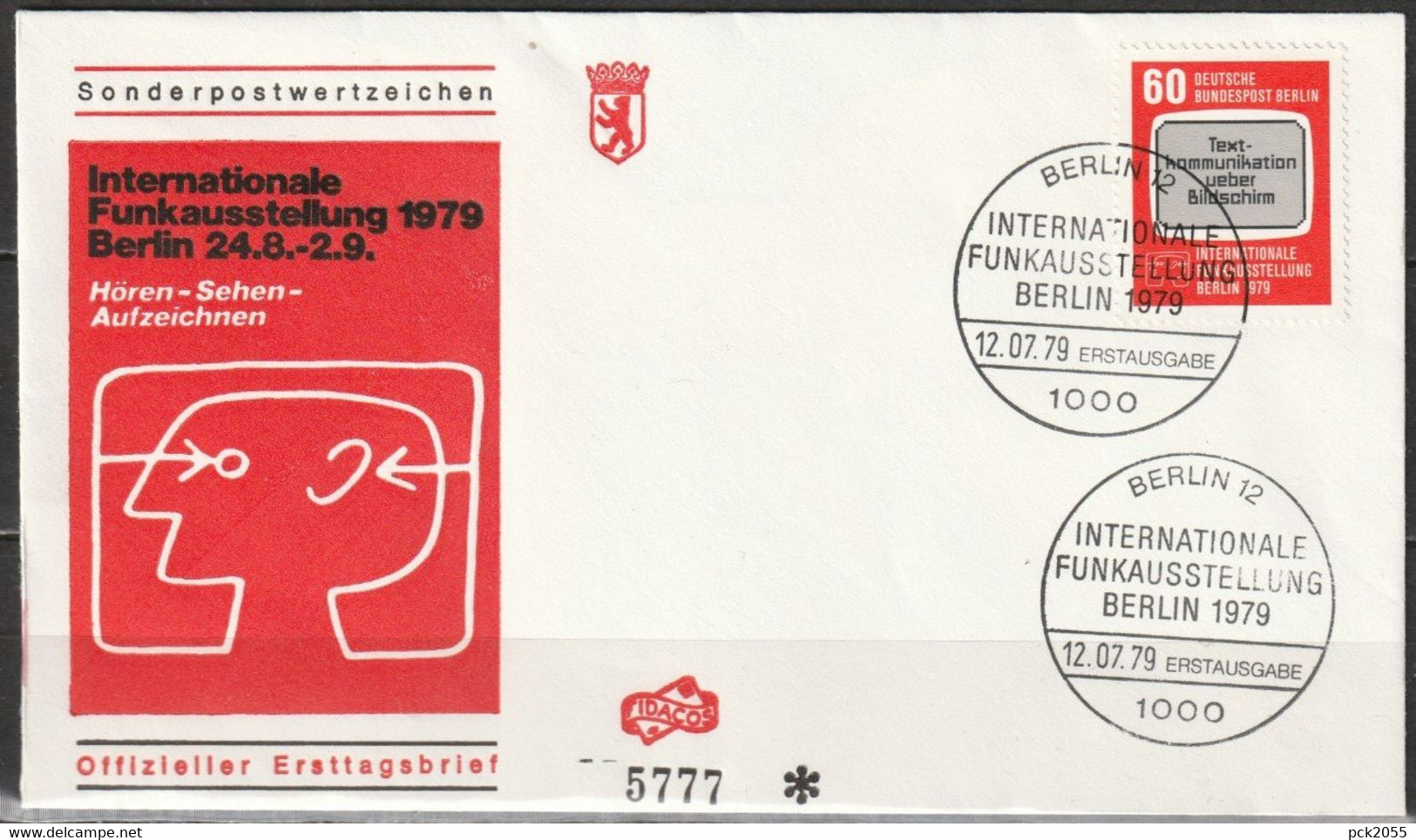 Berlin FDC 1979 Nr.600 Internationale Funkausstellung Berlin ( D 5198 ) Günstige Versandkosten - 1971-1980