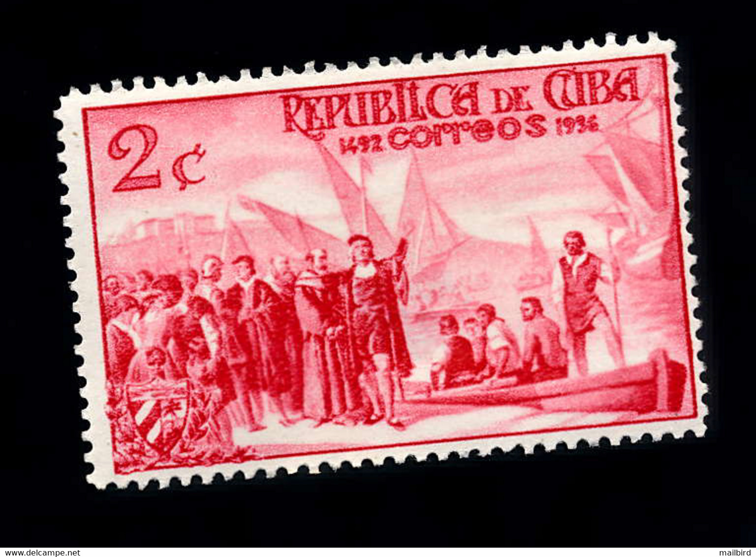 CUBA 1936 #292 1493 - Christophe Colomb Atteint Le Nouveau Monde | Emision De Colomb - Ungebraucht