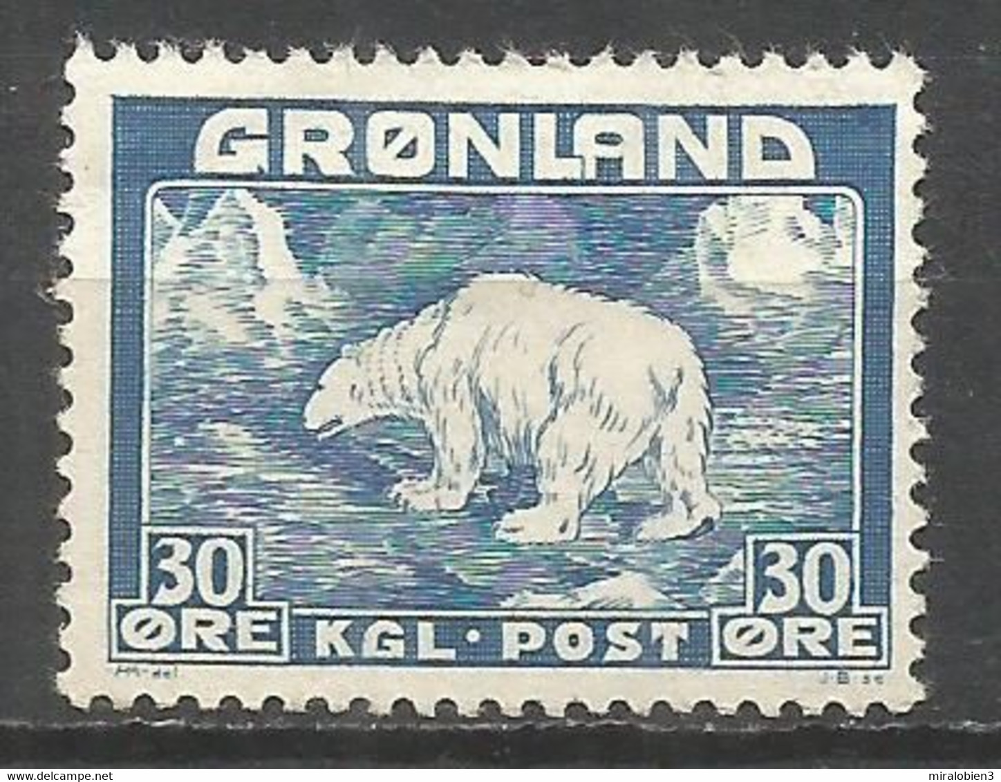 GROENLANDIA YVERT NUM. 7 NUEVO SIN GOMA - Used Stamps