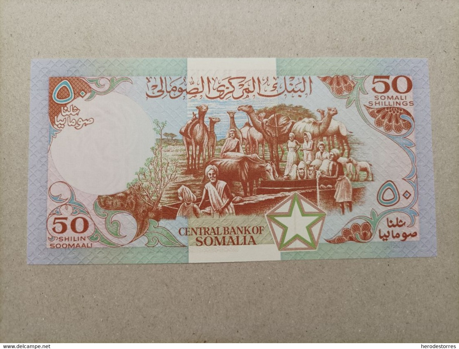 Billete De Somalia De 50 Shilin, Año 1987, UNC - Somalie