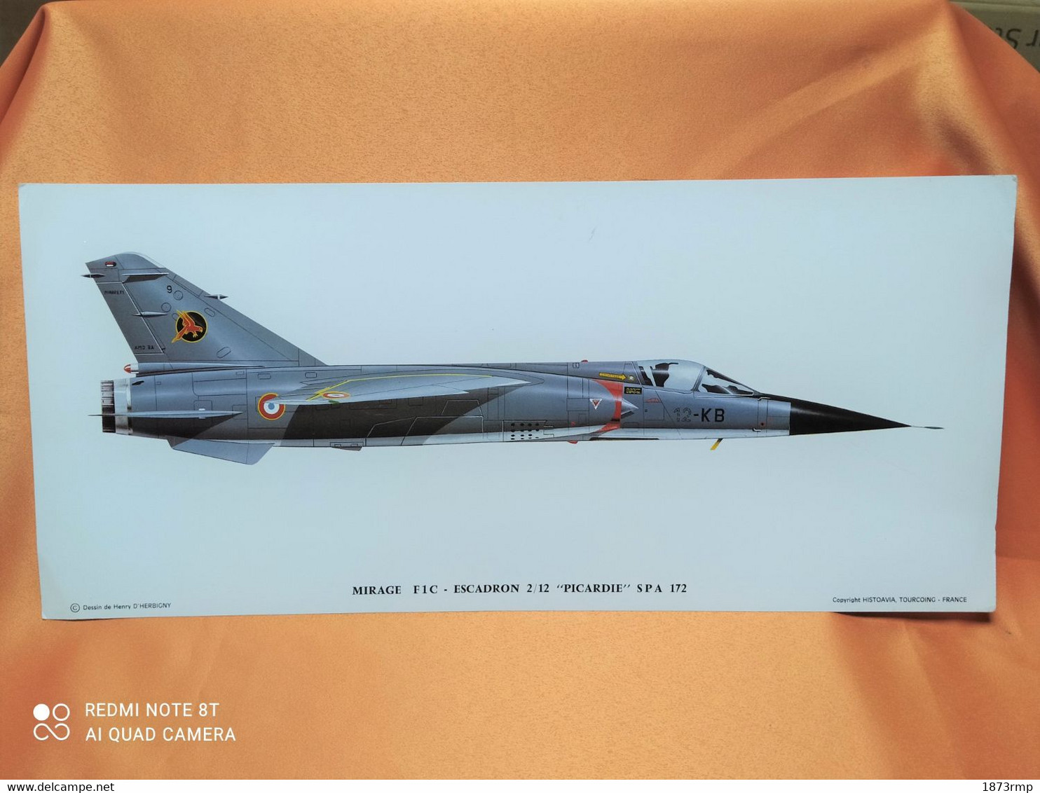 MIRAGE F1C ESCADRON 2/12 PICARDIE, SPA 172, POSTER AVIATION - Aviation