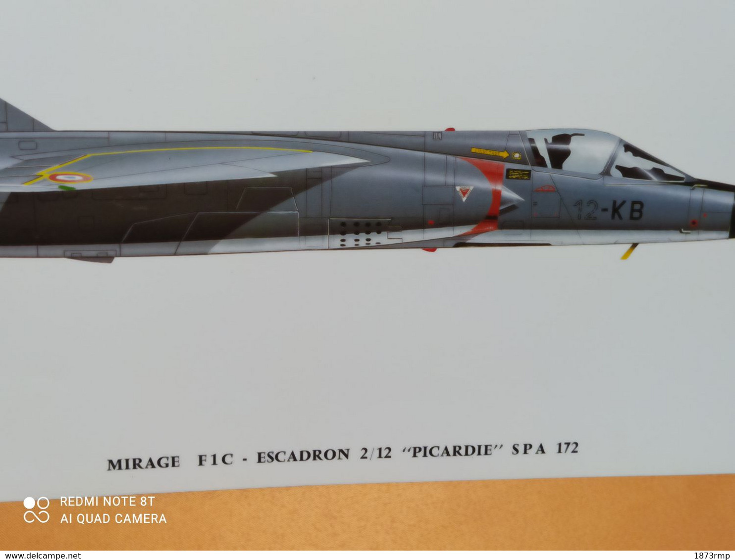 MIRAGE F1C ESCADRON 2/12 PICARDIE, SPA 172, POSTER AVIATION - Aviation