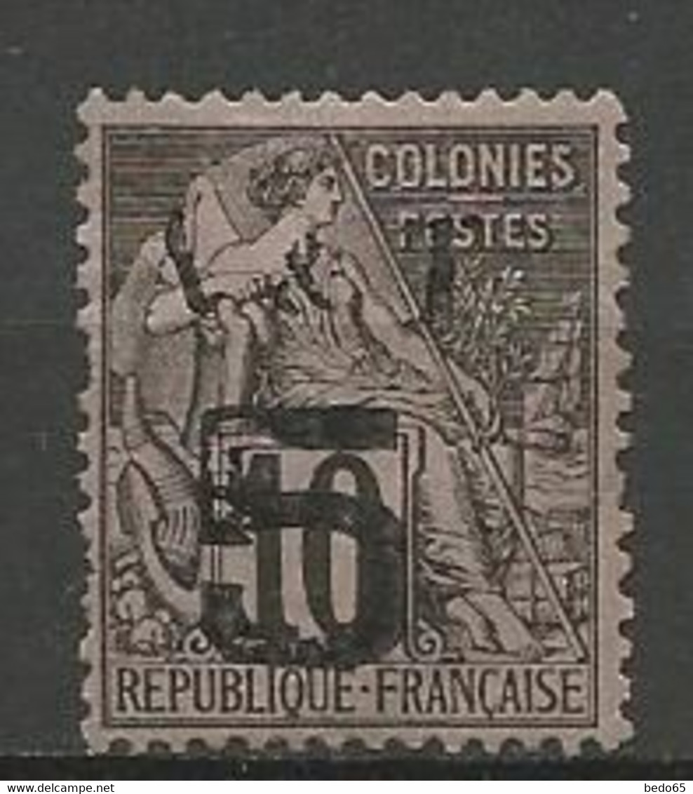 ANNAM ET TONKIN  N° 4 Variétée 5 Brisé NEUF*  CHARNIERE / MH - Unused Stamps