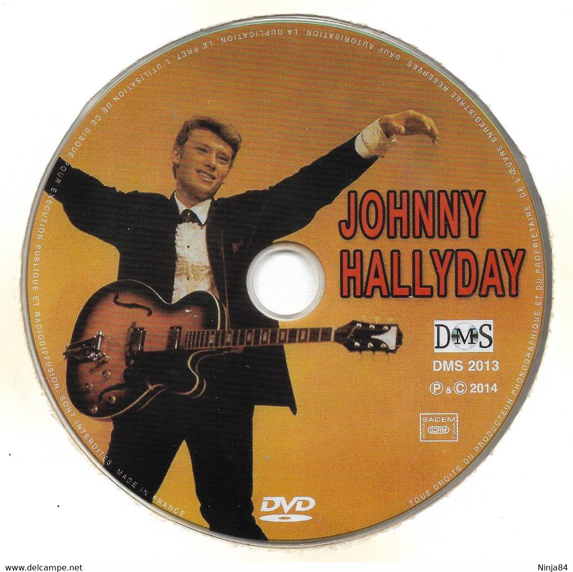 DVD  Johnny Hallyday / Charles Aznavour / Sacha Distel  "  L'idole Des Jeunes  " - Muziek DVD's