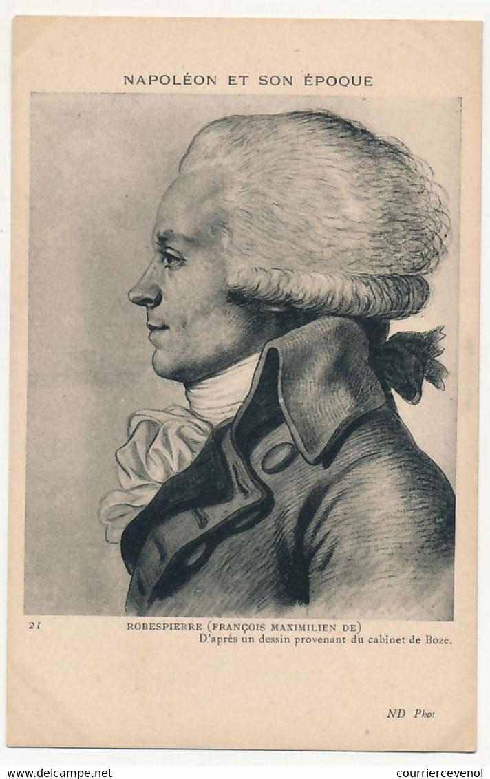 CPA - François Maximilien De ROBESPIERRE - Historia