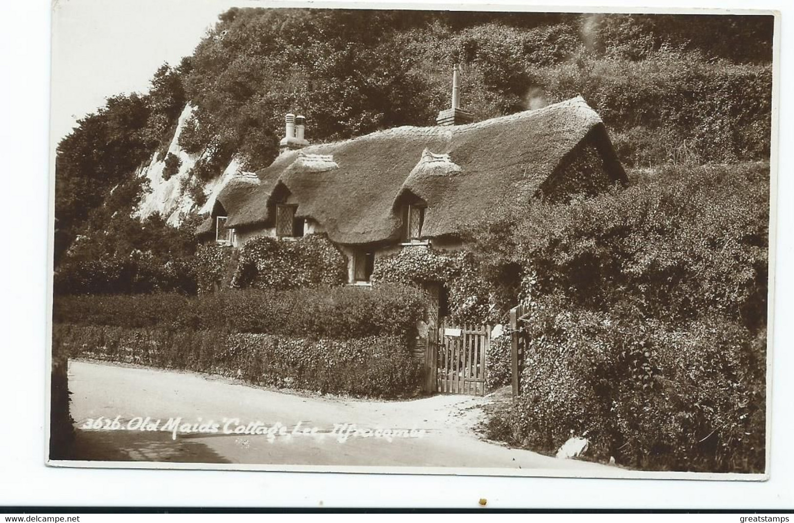 Devon Postcard Ilfracombe Rp Old Maids Cottage Lee Sweetman Unused - Ilfracombe