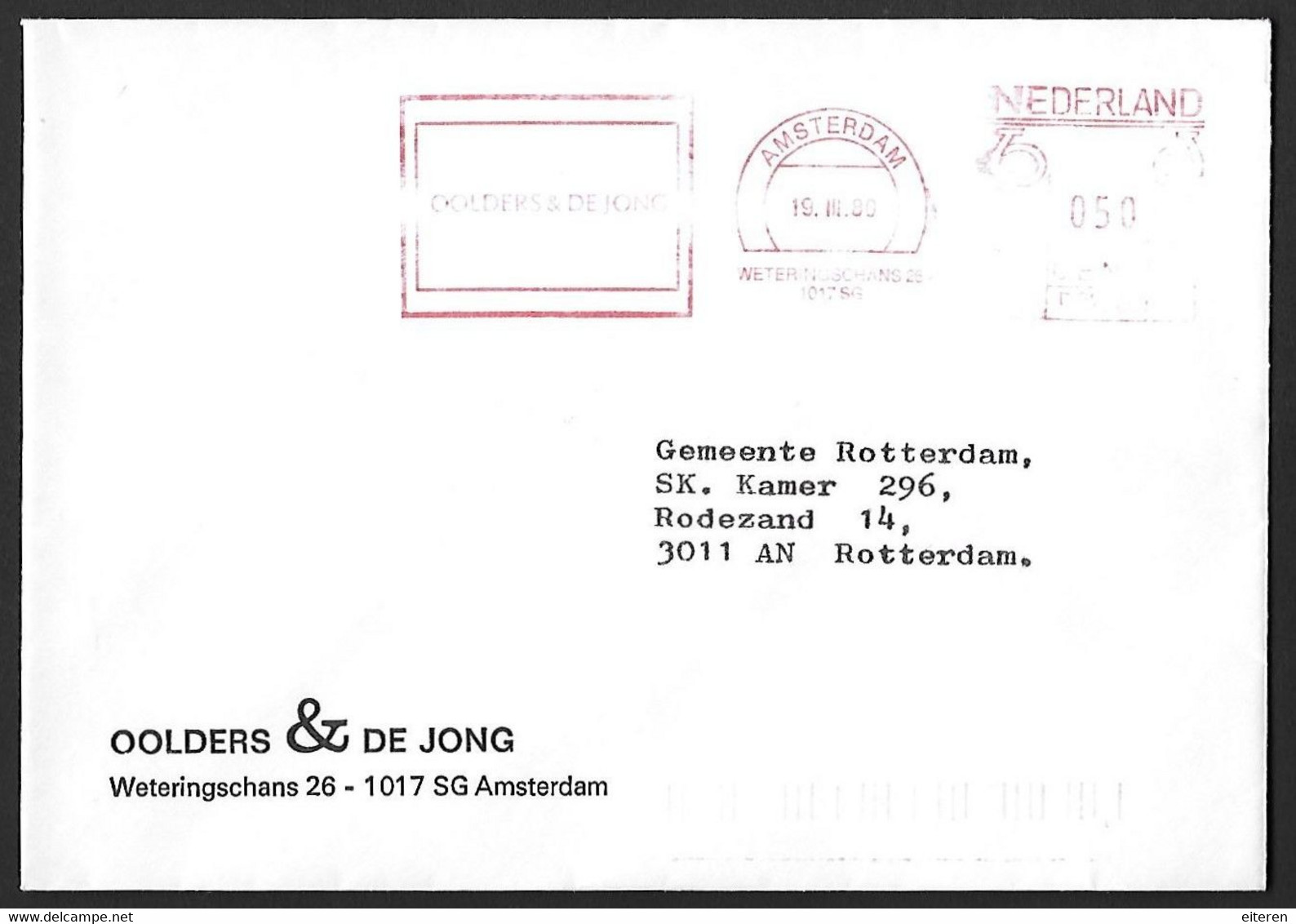 Oolders & De Jong - Financiën - Franking Machines (EMA)