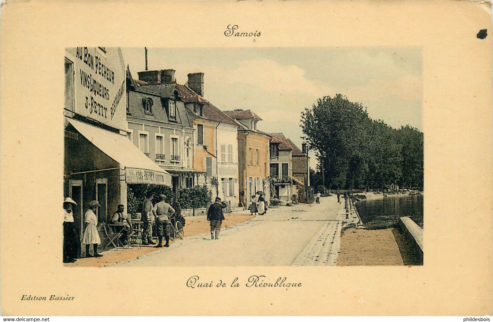 SEINE ET MARNE   SAMOIS  Quai De La Republique  (edit Bassier) - Samois