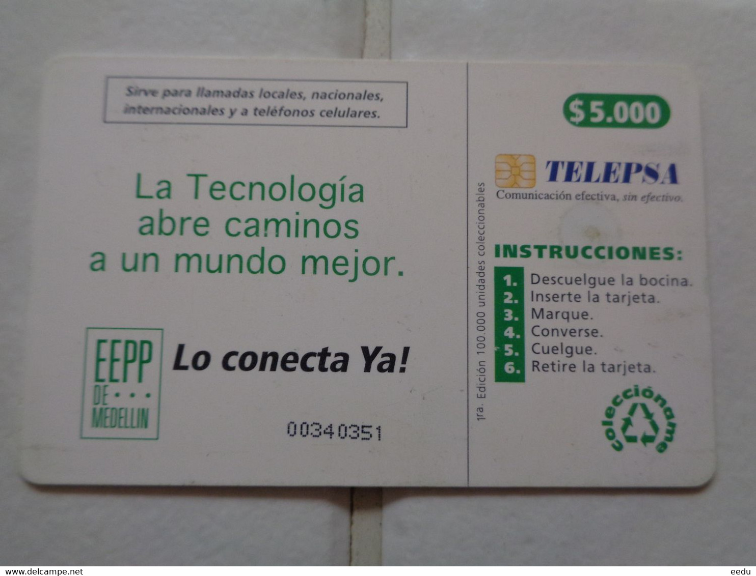 Colombia Phonecard - Kolumbien