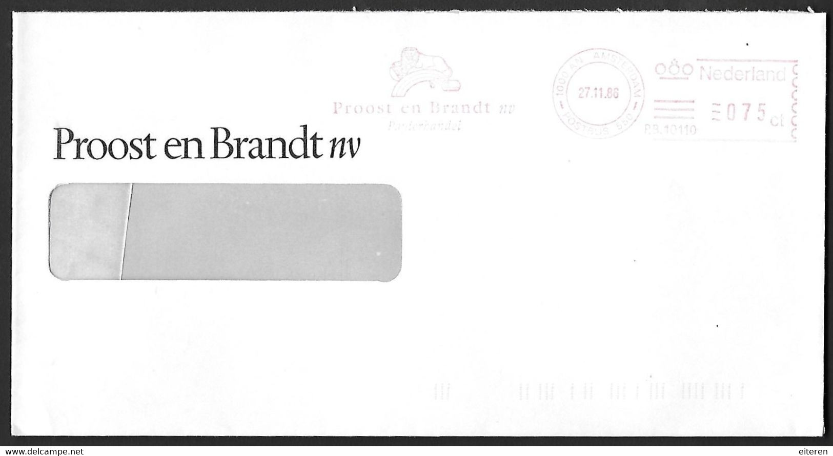 Proost En Brandt NV - Papierhandel - Macchine Per Obliterare (EMA)