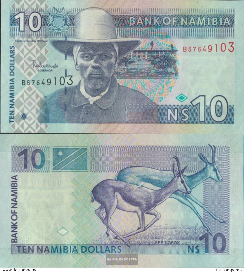 Namibia - Southwest Pick-number: 4c Uncirculated 2001 10 Namibia Dollars - Namibie