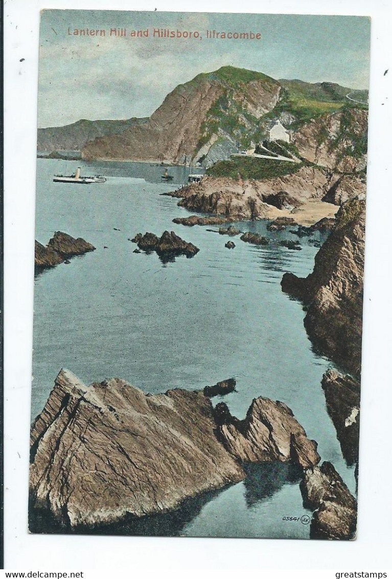 Postcard Devon Lantern Hill And Hillsboro Ilfracombe  . Unused Valentine's - Ilfracombe