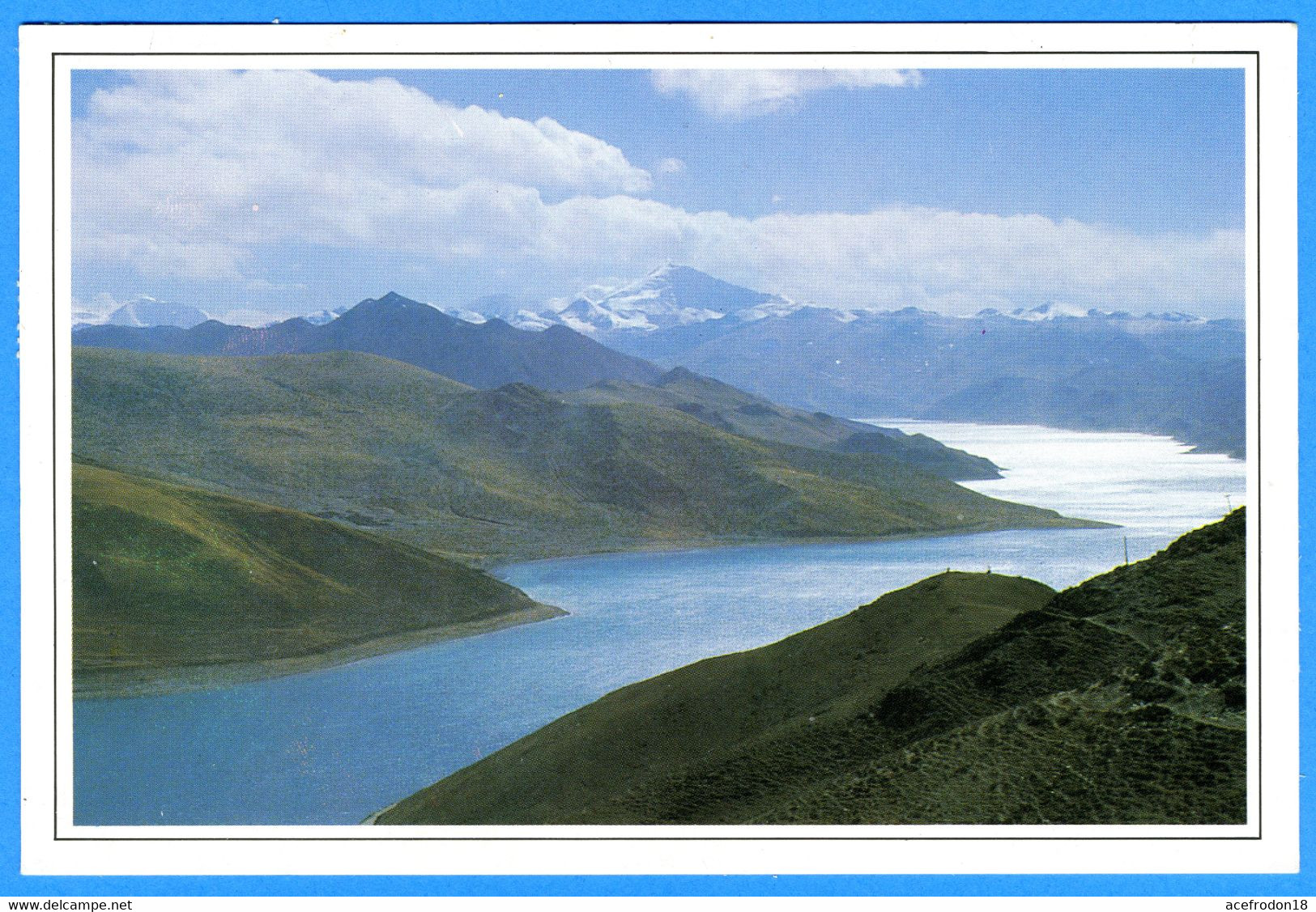 Asie - Tibet - Lake Yamdor Tso - Tíbet
