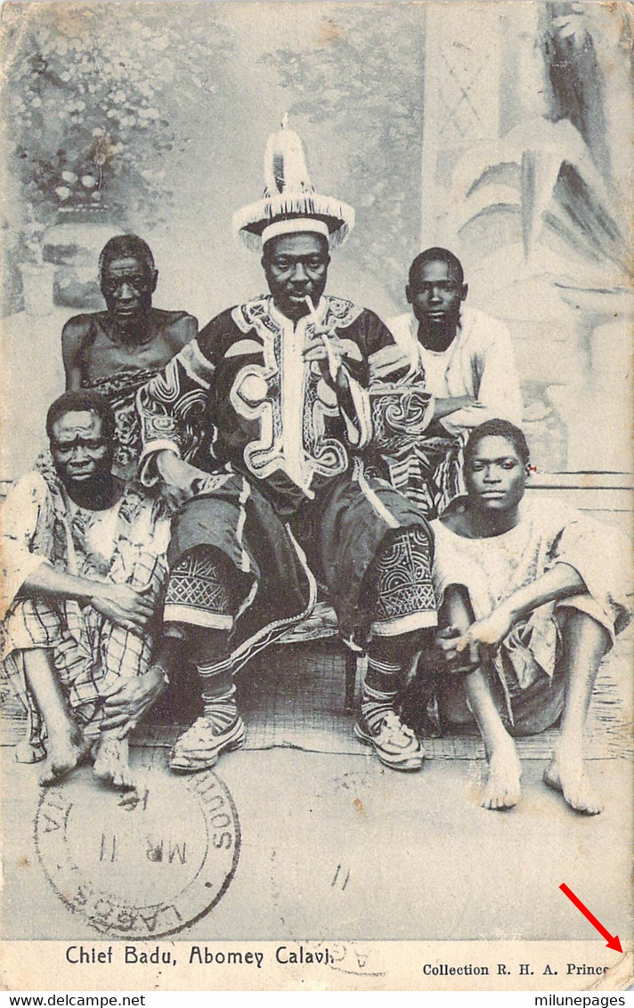 Bénin Dahomey  Le Chef Chief Badu D'Abomey Calavi - Benin