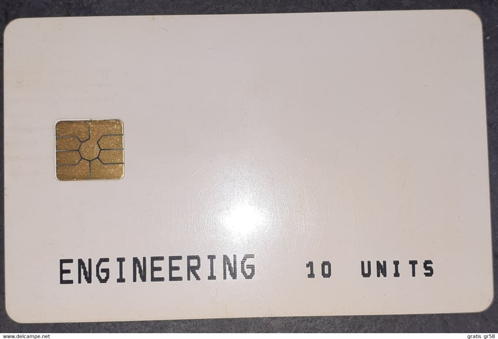 France - Chip White Card, Test, Engineering Card, 10 Units, Used - Other & Unclassified