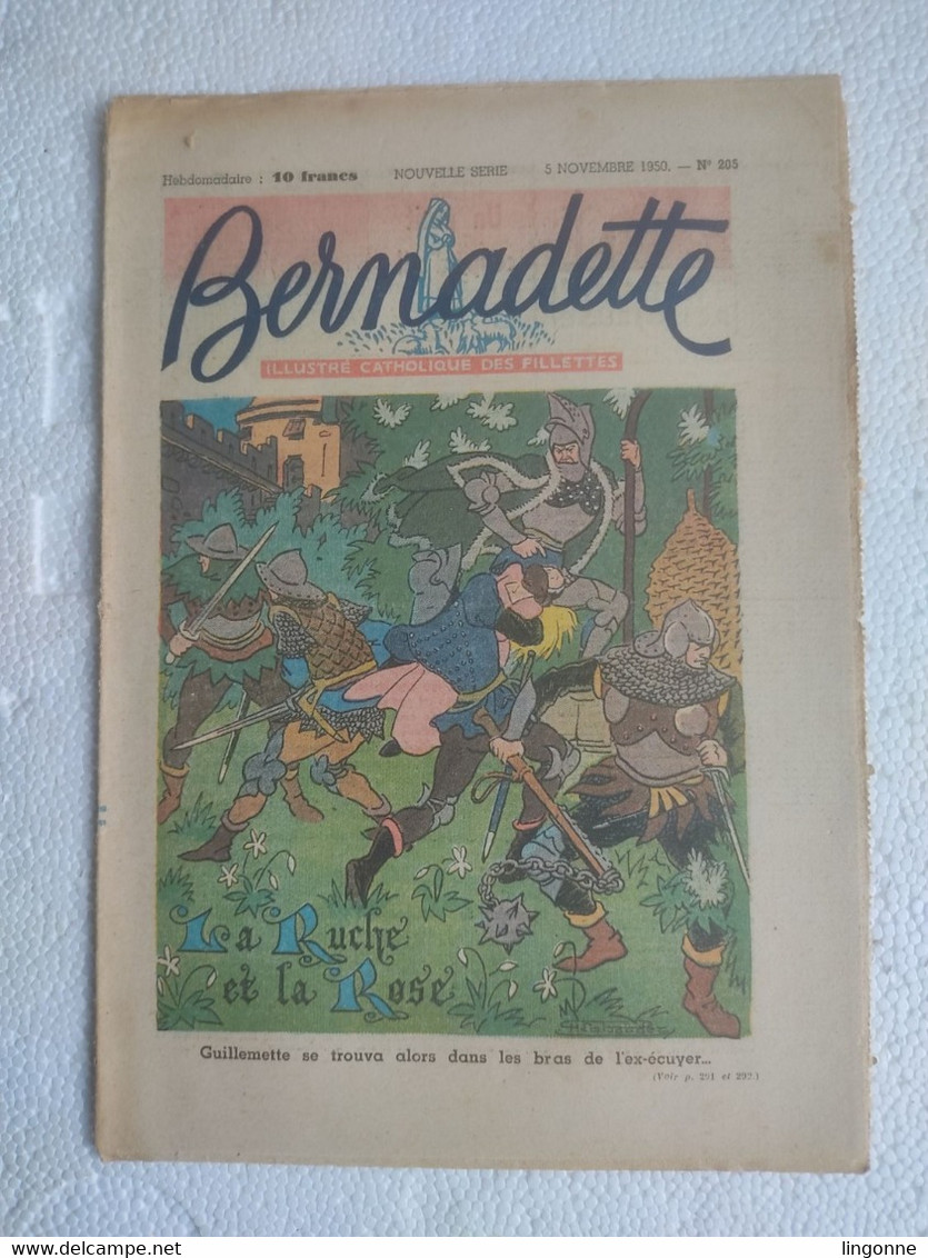 BERNADETTE - Année 1950 Numéro 205 - Bernadette