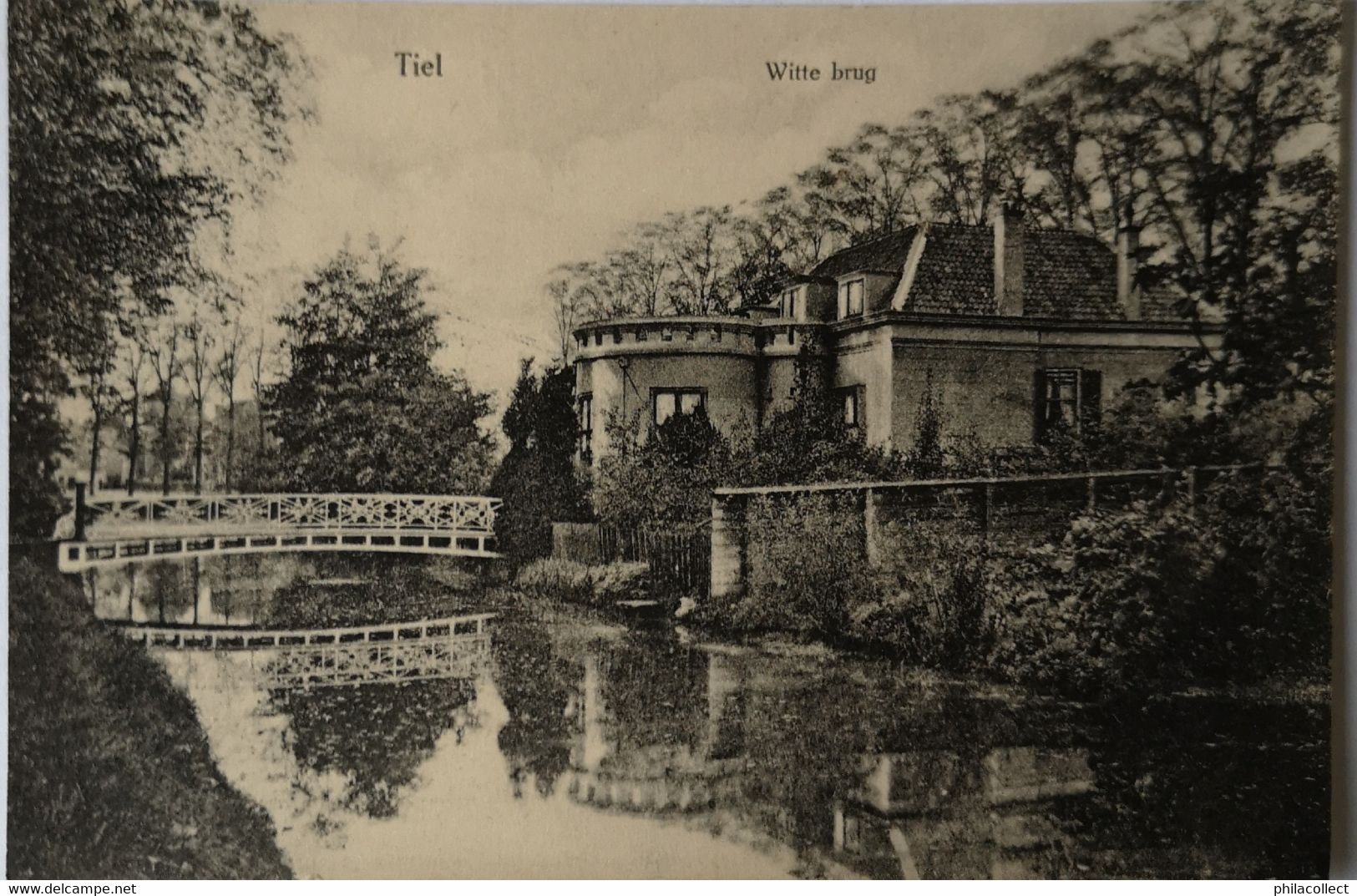 Tiel (Gld.)  Witte Brug. 1913 - Tiel