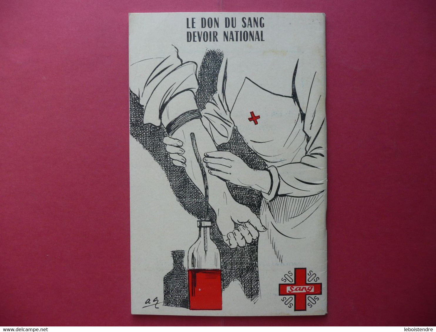 LE SECOURISME PREVENTION RECOURS SOS SANG VILLE D ORLEANS Gal DE GAULLE HENRI MOLLA TAMPON PERFECT MEUBLES NON DATE - Médecine & Santé