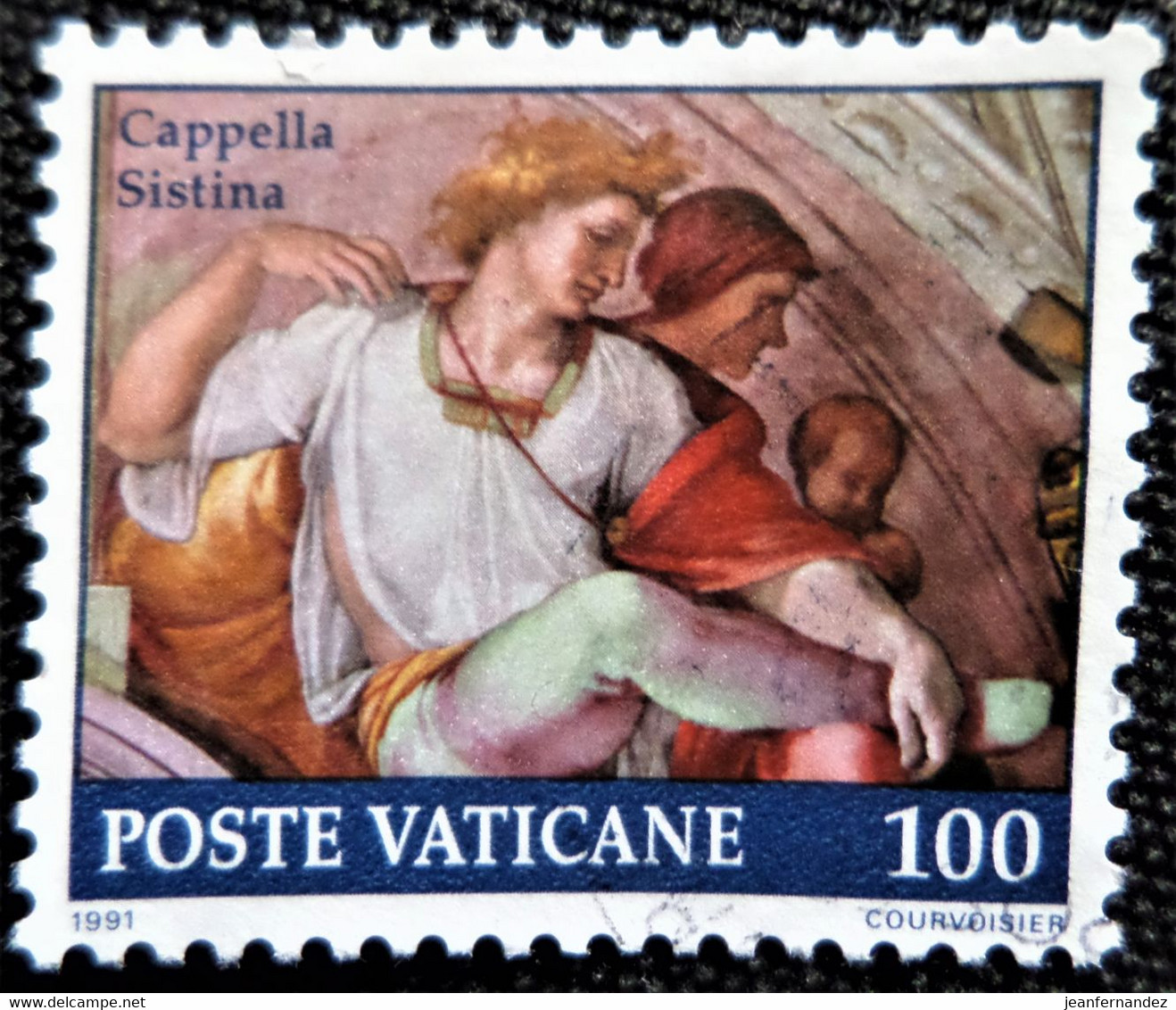 Timbre Du Vatican 1991 The Restoration Of The Sixtin Chapel  Stampworld N° 1023 - Usados