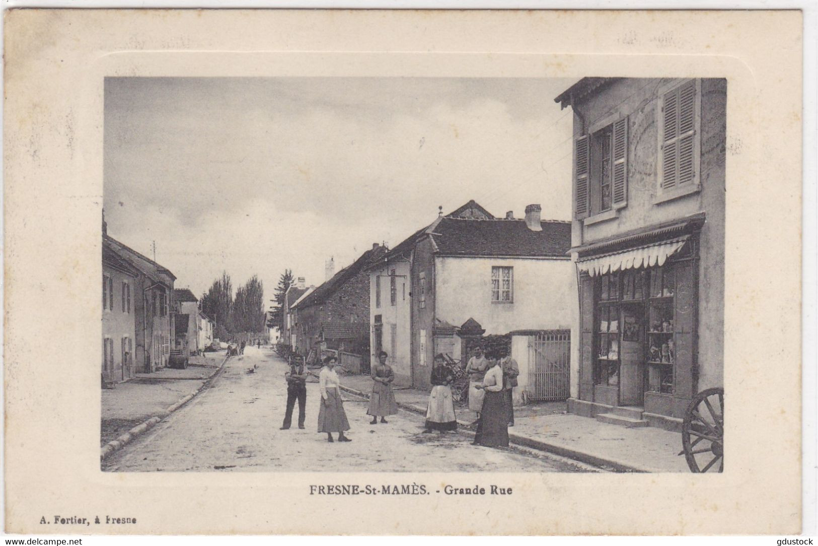 Haute-Saône - Fresne-St-Mamès - Grande Rue - Fresne-Saint-Mamès