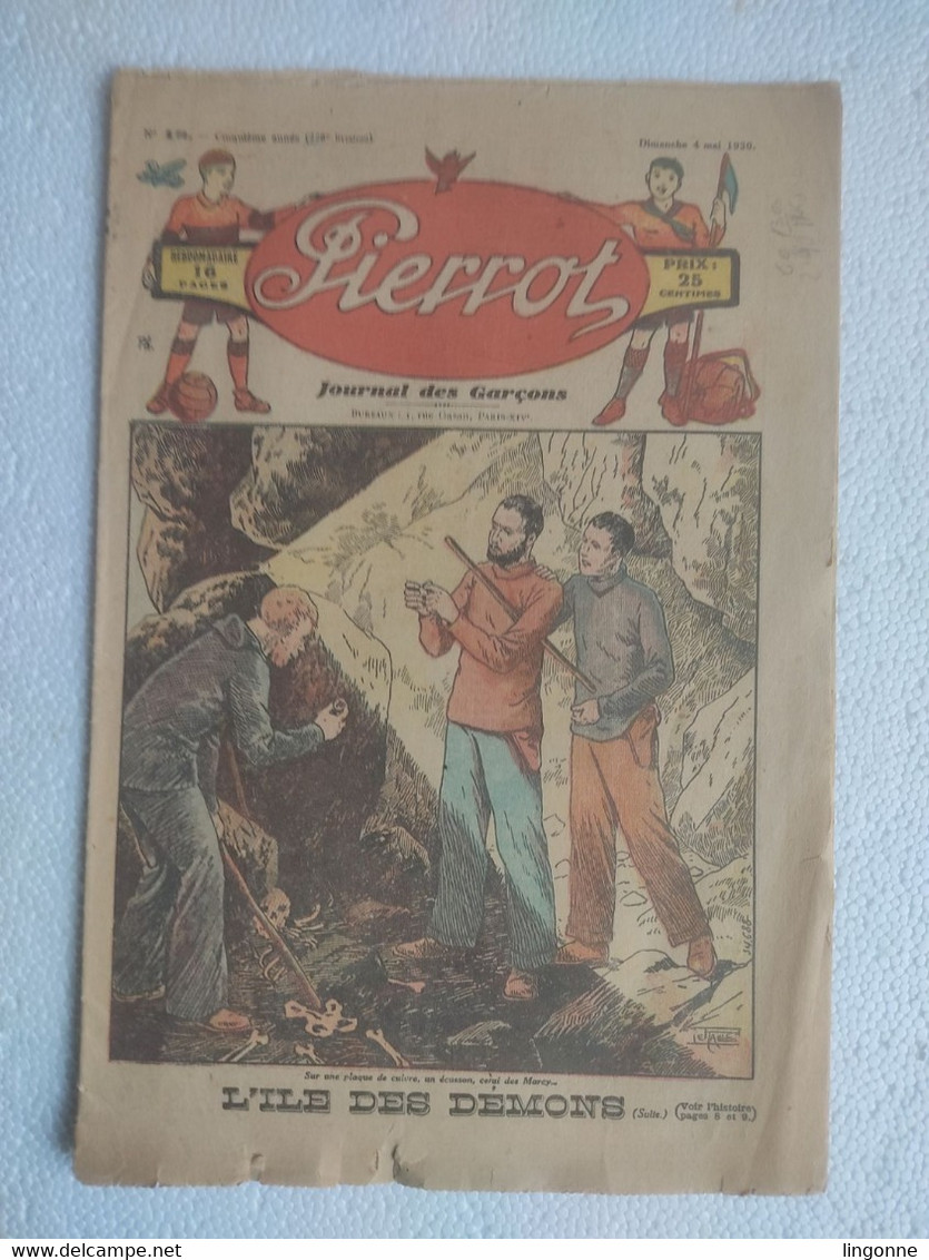 MAGAZINE "PIERROT"  1930 Numéro 18 - Pierrot