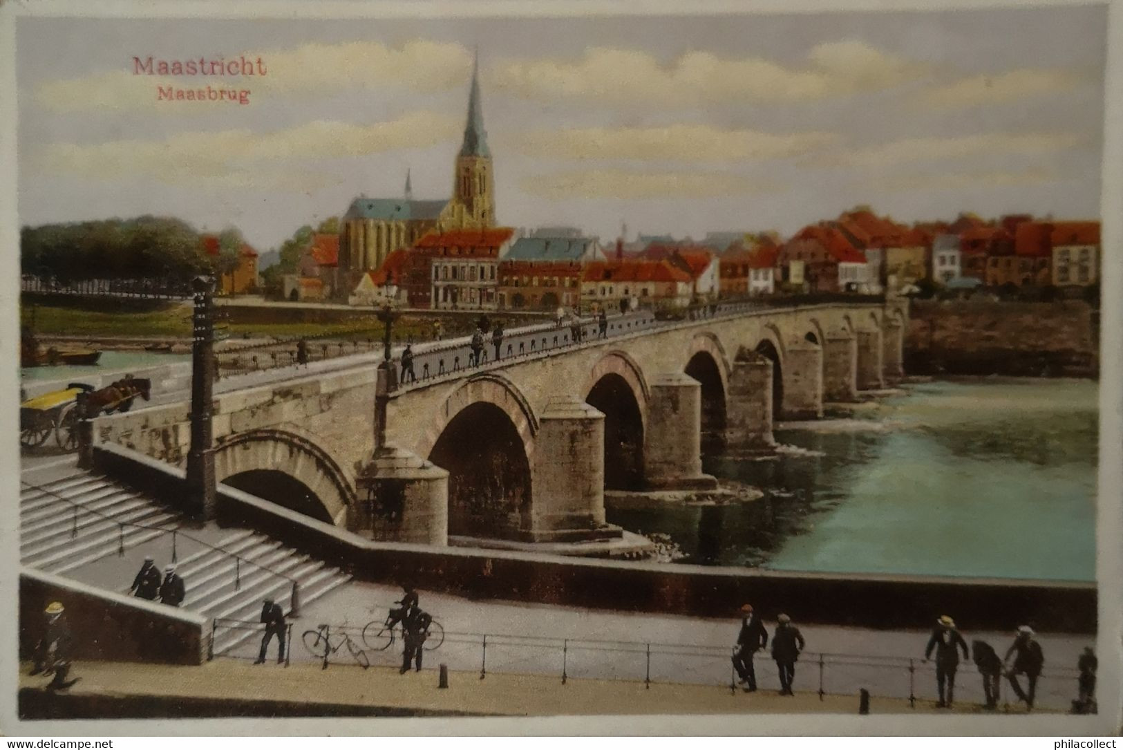 Maastricht // Maasbrug (niet Standaard) 1929 - Maastricht