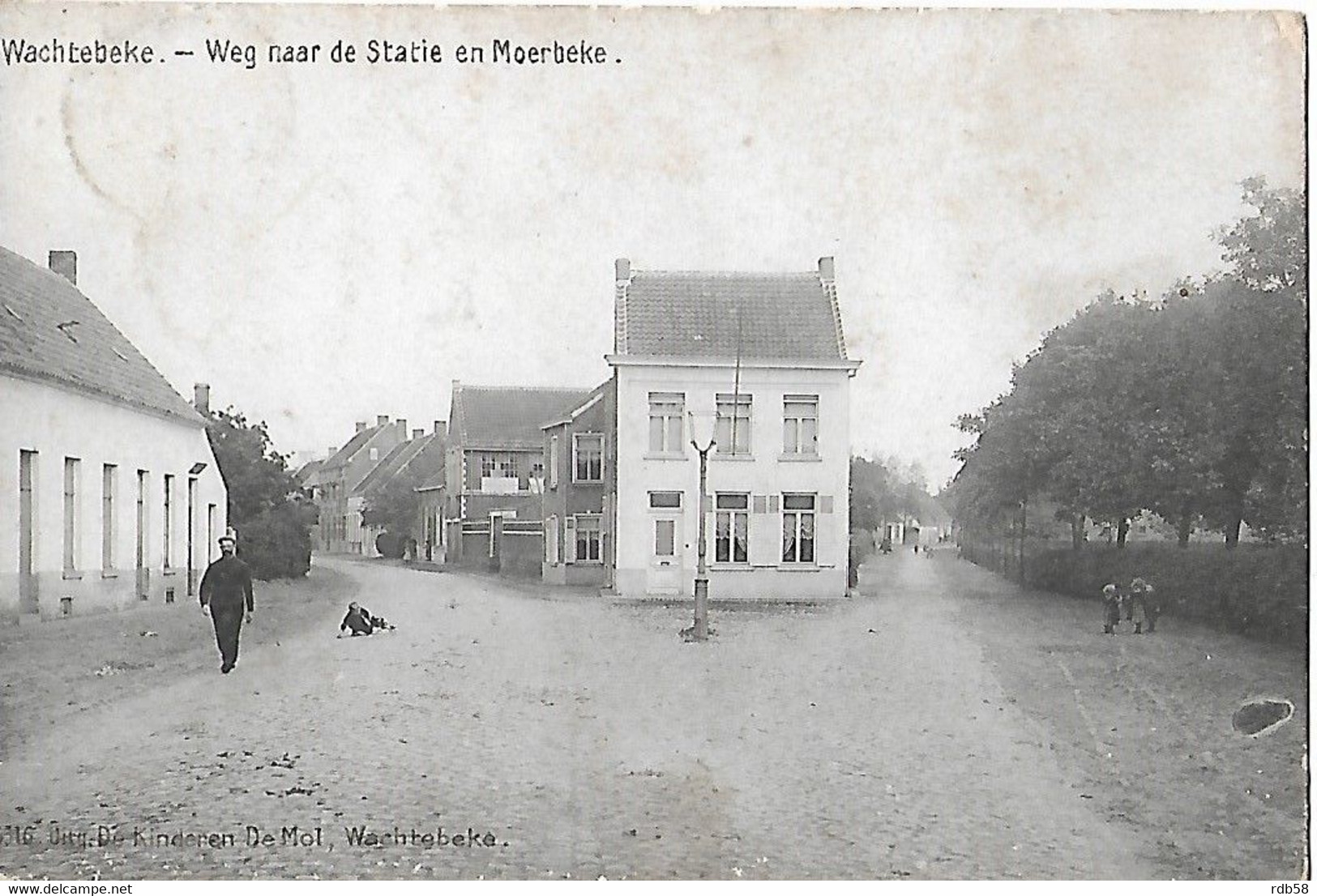 Wachtebeke Weg Naar De Statie En Moerbeke - Wachtebeke