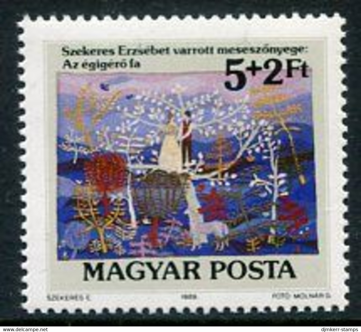 HUNGARY 1989 Youth Charity MNH / **.  Michel 4014 - Unused Stamps