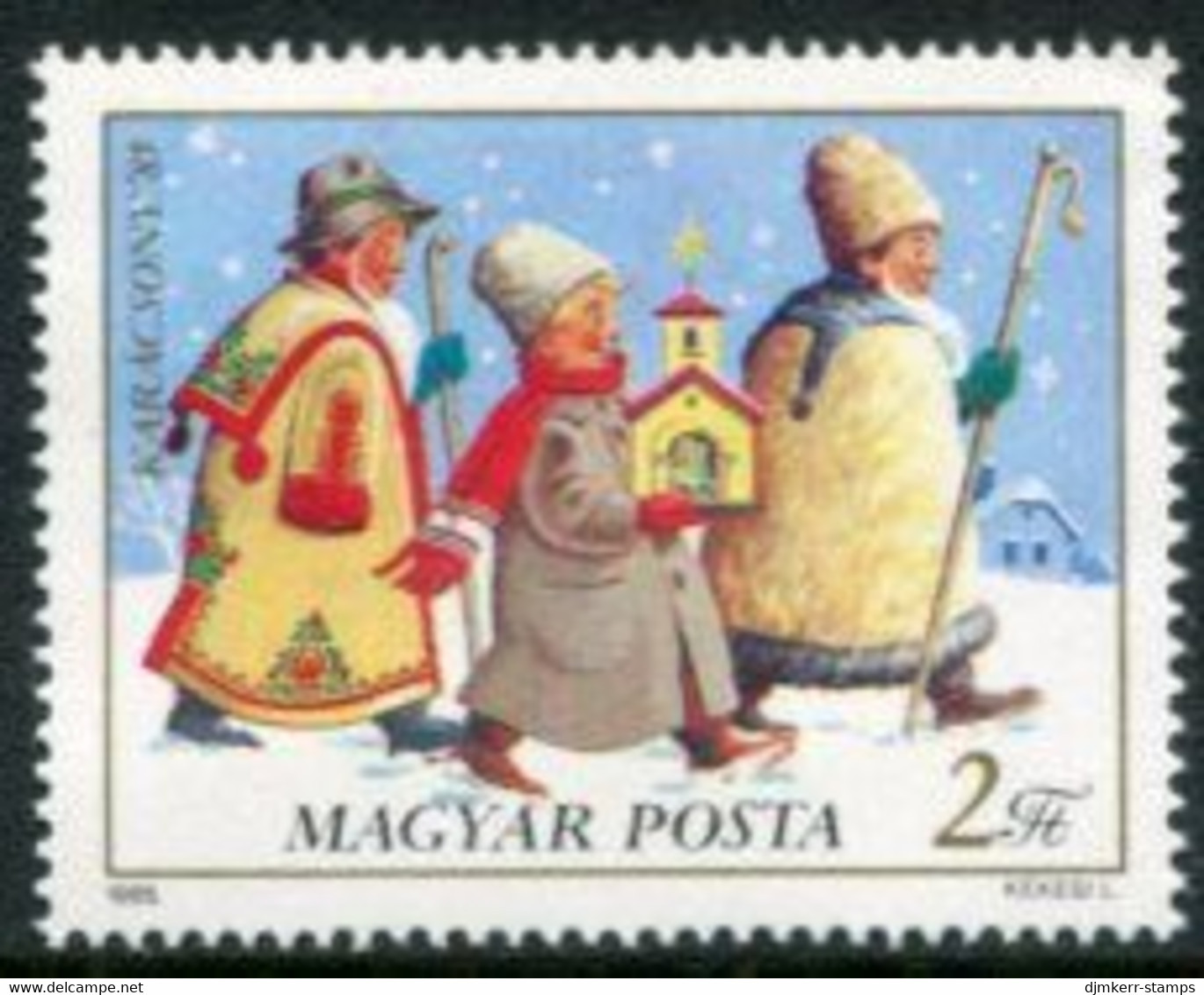HUNGARY 1985 Christmas MNH /**.  Michel 3795 - Unused Stamps