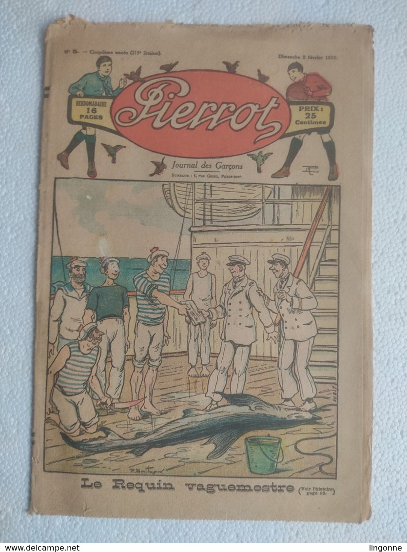 MAGAZINE "PIERROT"  1930 Numéro 5 - Pierrot