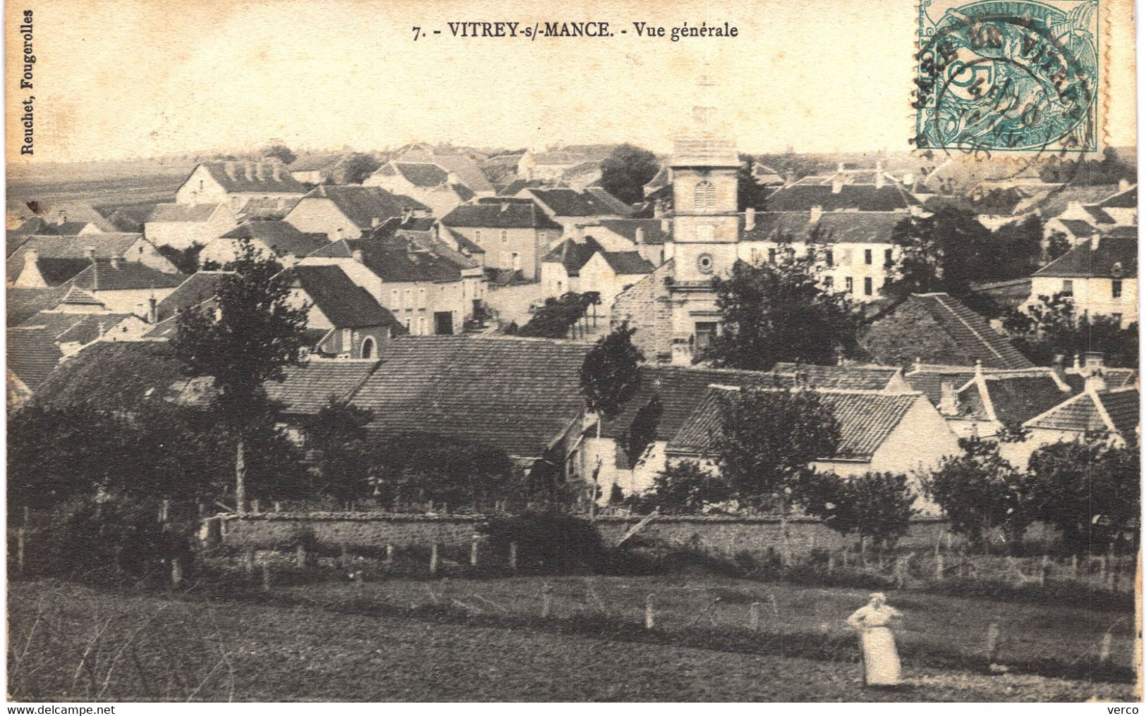 CARTE POSTALE  Ancienne De VITREY Sur MANCE - Vitrey-sur-Mance