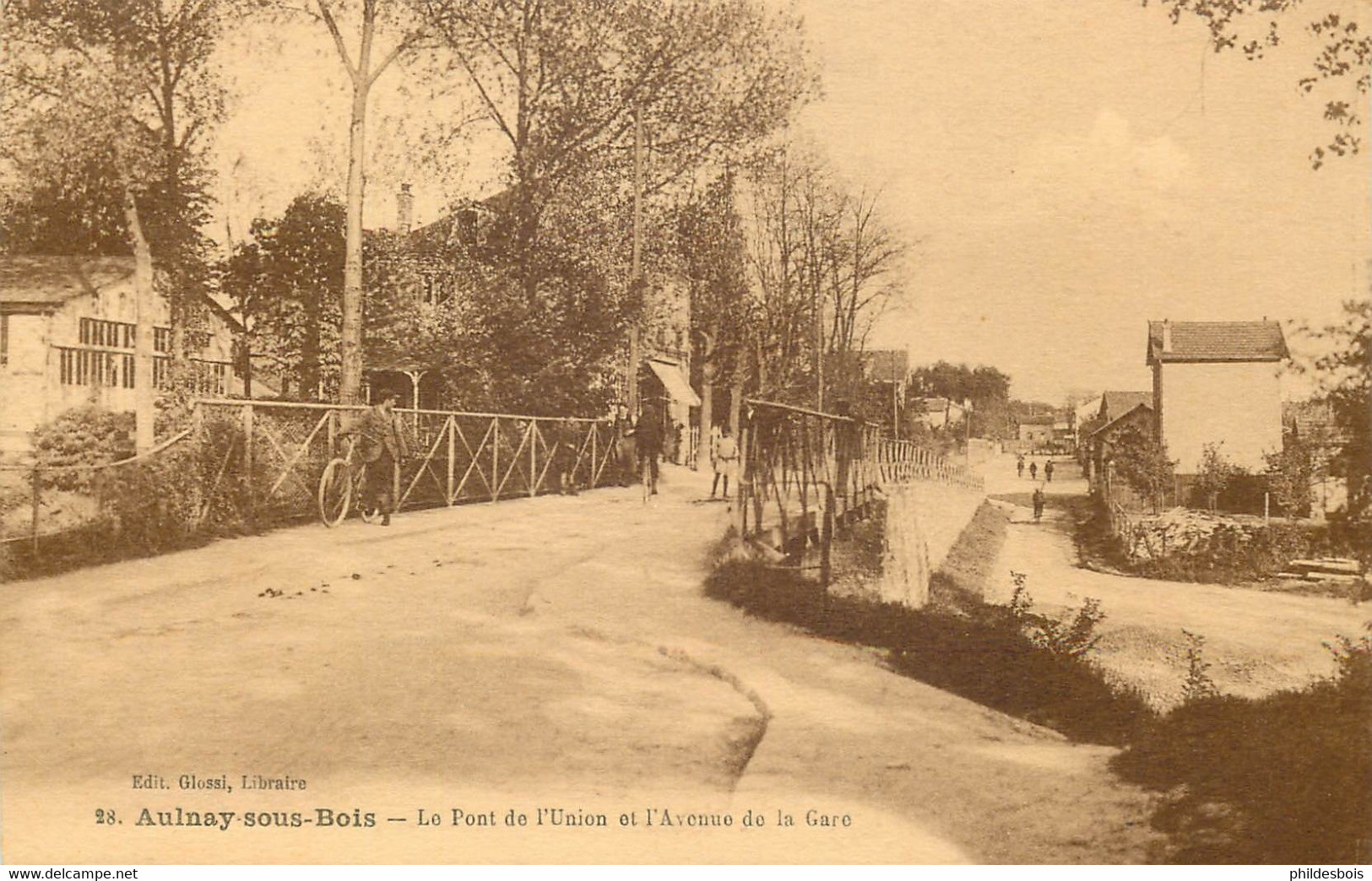 SEINE SAINT DENIS  AULNAY SOUS BOIS  Le Pont De L'union Et L'avenue De La Gare - Aulnay Sous Bois